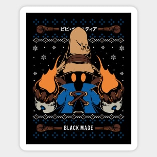 Vivi Ornitier Black Mage Christmas Magnet